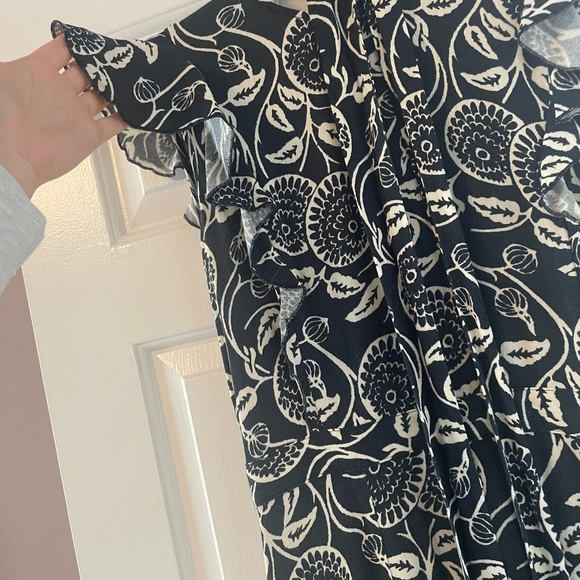 Madewell x Christy Dawn navy floral maxi dress - Picture 2 of 3
